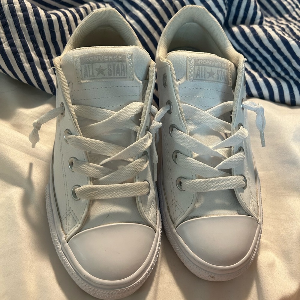 Converse All Star White Leather